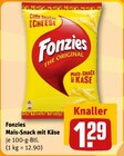 Mais-Snack mit Käse Angebote von Fonzies bei REWE Schwäbisch Gmünd für 1,29 €