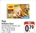 nah und gut Gröditz - Delikatess Sauce Angebot im Prospekt Delikatess Sauce bei nah und gut im Gröditz Prospekt für 0,79 €