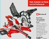 Zug-Kapp-Gehrungssäge "TC-SM 2131/2 Dual" von Einhell für 139,99 € bei Hellweg im Angebot Zug-Kapp-Gehrungssäge "TC-SM 2131/2 Dual" von Einhell im aktuellen Hellweg Prospekt