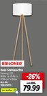 Holz-Stehleuchte von BRILONER für 79,99 € bei Lidl im Angebot Holz-Stehleuchte von BRILONER im aktuellen Lidl Prospekt