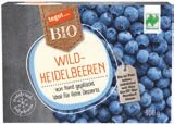 Bio-Wild-Heidelbeeren, Bio-bunte Beerenmischung, Bio-Himbeeren Angebote von Naturland tegut... bei tegut Bamberg für 2,99 €