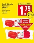 Spanische Paprika Angebote von Gut & Günstig bei WEZ Bad Oeynhausen für 1,79 €