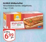Wildlachsfilet im Angebot bei GLOBUS in Siegen Wildlachsfilet Angebote von Globus bei GLOBUS Siegen für 6,99 €