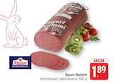 EDEKA - Sport-Salami Angebot im Prospekt Sport-Salami bei EDEKA im Prospekt "" für 1,89 €