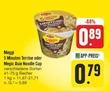 5 Minuten Terrine oder Magic Asia Noodle Cup bei nah und gut im Freihung Prospekt für 0,79 €