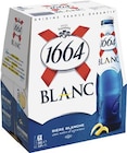 Bière Blanche 5% vol. BLANC - 1664 en promo chez Casino Supermarchés Pontoise à 3,78 €