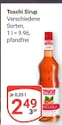 Sirup Angebote von Toschi bei GLOBUS Rodgau für 2,49 €