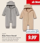 Aktuelles Baby-Fleece-Overall Angebot bei Lidl in Regensburg ab 9,99 €