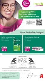 Aktueller mea - meine apotheke Apotheken Prospekt in Dallgow-Döberitz und Umgebung, "Unsere August-Angebote" mit 4 Seiten, 01.08.2025 - 31.08.2025