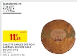 Galette Sablée des Rois Caramel Beurre Salé - BISCUIT D'YS dans le catalogue Intermarché Contact
