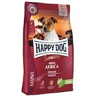 Happy Dog Sensible Mini Africa 800 g bei Zookauf im Langenfeld Prospekt für 6,49 €