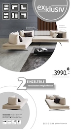 Sofa im Polstermöbel Fischer Prospekt "VERKAUFSOFFENER SONNTAG" auf Seite 33