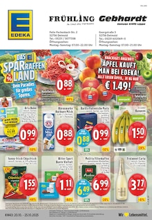 Aktueller EDEKA Prospekt "Aktuelle Angebote" für Detmold Aktueller EDEKA Prospekt für Detmold mit Seiten