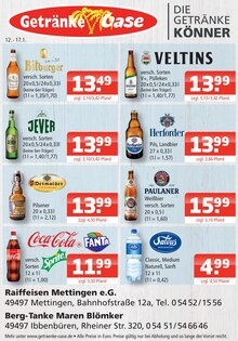 Bitburger im Getränke Oase Prospekt "Aktuelle Angebote" mit 1 Seiten (Ibbenbüren)