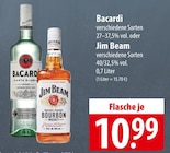 Bacardi oder Jim Beam Angebote bei famila Nordost Elmshorn für 10,99 €