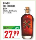 THE ORIGINAL RUM Angebote von BUMBU bei Marktkauf Düsseldorf für 27,99 €