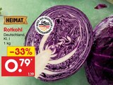 Rotkohl im Angebot bei Netto Marken-Discount in Celle Rotkohl Angebote von Heimat bei Netto Marken-Discount Celle für 0,79 €