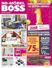 SB Möbel Boss Prospekt "SCHRUMPFT DIE PREISE!" für Erkner, 12 Seiten, 02.09.2024 - 08.09.2024