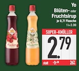 Himbeer Blüten- oder Fruchtsirup von Yo im aktuellen EDEKA Prospekt für 2,79 €
