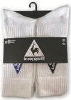 Lot de 6 paires de mi-chaussettes ou d'invisibles sport homme - LE COQ SPORTIF en promo chez Super U Le Mans à 6,93 €