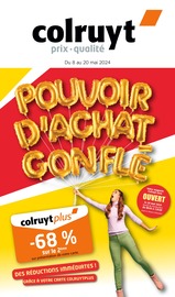 Catalogue Supermarchés Colruyt en cours à Poncey-lès-Athée et alentours, "POUVOIR D'ACHAT GONFLÉ", 30 pages, 08/05/2024 - 20/05/2024