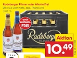 Pilsner oder Alkoholfrei bei Netto Marken-Discount im Landsberg Prospekt für 10,49 €
