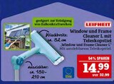 Window und Frame Cleaner L mit Teleskopstiel Angebote von LEIFHEIT bei Marktkauf Plauen für 14,99 €