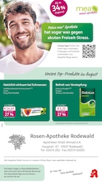 Aktueller mea - meine apotheke Apotheken Prospekt für Schwarmstedt: Unsere August-Angebote mit 4} Seiten, 01.08.2026 - 31.08.2026
