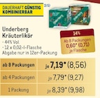 Kräuterlikör Angebote von Underberg bei Metro Peine für 8,56 €