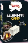 Allume-Feu Cubes x40 - NETTO en promo chez Netto Bagnolet à 0,73 €