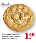 Softbaked Cookies Macadamia/weiße Schokolade von Scheck-in Manufaktur im aktuellen E center Prospekt