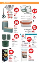 Promos Poubelle dans le catalogue "LES PRIX BAS Spécial maison" de Hyper U Poubelle en promo dans le catalogue Hyper U à la page 18