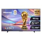 Téléviseur QLED 4K* - 139 cm - HISENSE en promo chez Carrefour La Rochelle