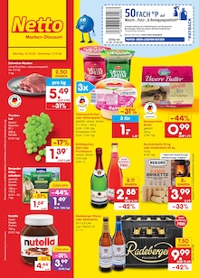 Fleisch im Netto Marken-Discount Prospekt "Aktuelle Angebote" mit 71 Seiten (Magdeburg)