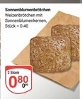 Sonnenblumenbrötchen im Angebot bei GLOBUS in Worms Sonnenblumenbrötchen Angebote bei GLOBUS Worms für 0,80 €
