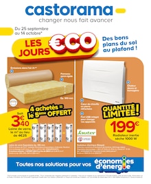 Prospectus Castorama à Blagnac, "LES JOURS €CO", 35 pages de promos valables du 25/09/2024 au 14/10/2024