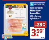 Hähnchen-Innenfilets im ALDI SÜD Prospekt zum Preis von 3,59 €