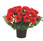 Maxi Bazar Herblay - Promo Composition 24 boutons de rose Promo Composition 24 boutons de rose à 15,99 € dans le catalogue Maxi Bazar à Herblay