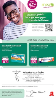 mea - meine apotheke Prospekt der KW 23 "Unsere Juni-Angebote" Aktueller mea - meine apotheke Prospekt "Unsere Juni-Angebote" Seite 1 von 4 Seiten