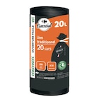 20 sacs poubelle 20 L - CARREFOUR en promo chez Carrefour Market Lille à 1,79 €
