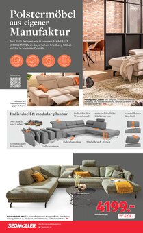 Couch im Segmüller Prospekt "ZUM GLÜCK GIBT’S SEGMÜLLER" mit 36 Seiten (Augsburg)