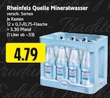 EDEKA Bad Marienberg - Mineralwasser Angebot im Prospekt Mineralwasser bei EDEKA im Bad Marienberg Prospekt für 4,79 €