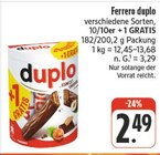EDEKA - duplo Angebot im Prospekt duplo bei EDEKA im Prospekt "" für 2,49 €