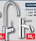 BAUHAUS - Einhand-Waschtischbatterie Angebot im Prospekt Einhand-Waschtischbatterie bei BAUHAUS im Prospekt "Handzettel KW 18" für 74,00 €