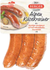 Alpen-Käsekrainer, Mini-Alpen-Käsekrainer oder Grill-Variation von Berger im aktuellen V-Markt Prospekt für 3,99 €