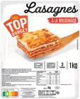 Lasagne Bolognaise - Top Budget dans le catalogue Intermarché Express