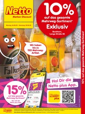 Aktueller Netto Marken-Discount Bockhorn Prospekt "10% auf das gesamte Mehrweg-Sortiment" mit 2 Seiten