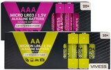 Batterien Mignon AA oder Micro AAA im Angebot bei REWE in Potsdam Batterien Mignon AA oder Micro AAA Angebote von VIVESS bei REWE Potsdam für 5,99 €