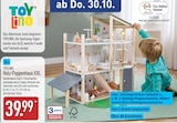 Holz-Puppenhaus XXL von TOYLINO für 39,99 € bei ALDI Nord im Angebot Holz-Puppenhaus XXL von TOYLINO im aktuellen ALDI Nord Prospekt