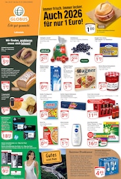 GLOBUS Prospekt: "Aktuelle Angebote", 27 Seiten, 26.01.2026 - 31.01.2026